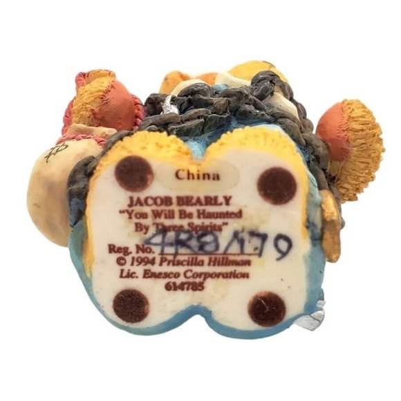 Vtg Cherished Teddies Jacob Bearly You Will Be‎ Haunted By Three Spirits" 614785 - Picture 6 of 7